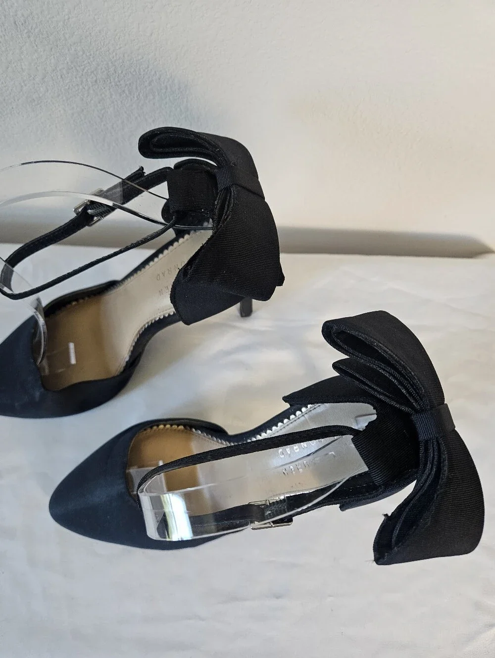 Lauren Conrad Elegant Bow Ankle-Strap Pumps - Black